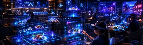 Interactive dining experiences using AR/VR